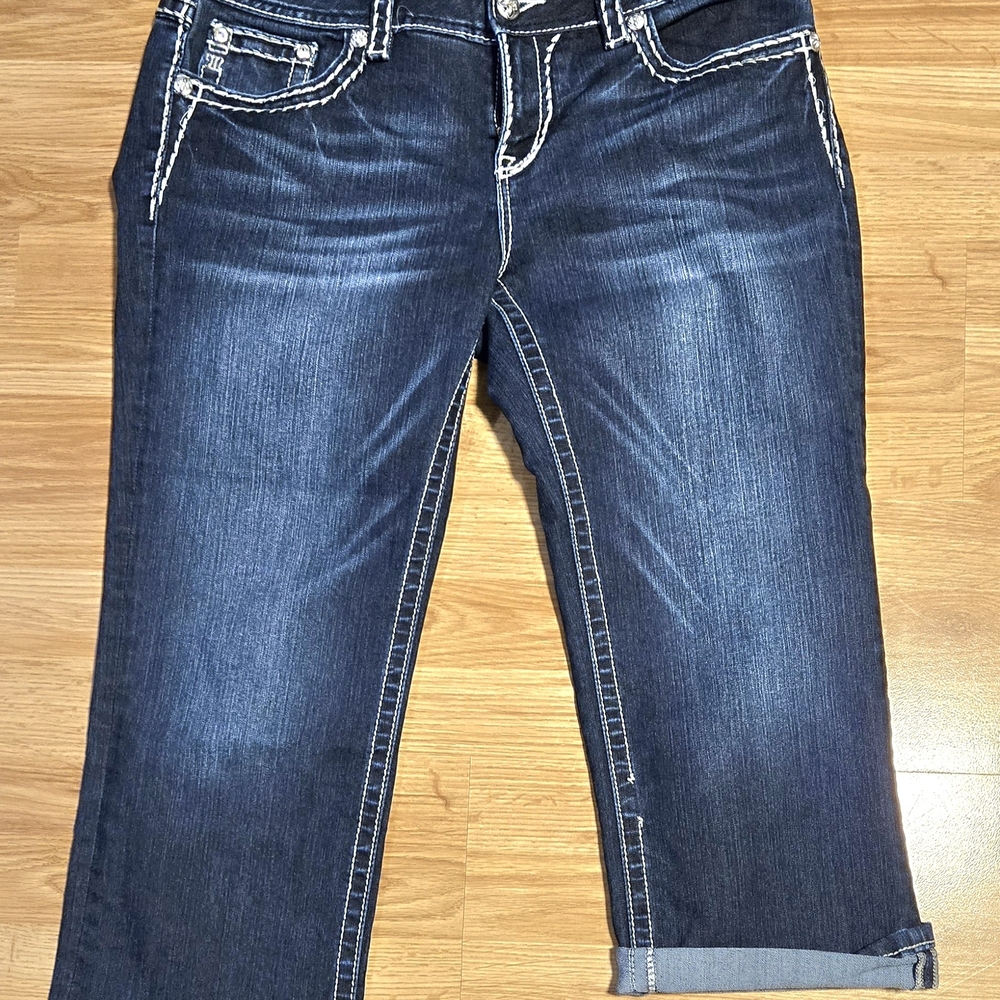 Miss Me Dark Wash Cropped Jeans